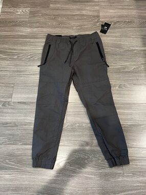 Jogger Pants in Charcoal Gray By WXYZ